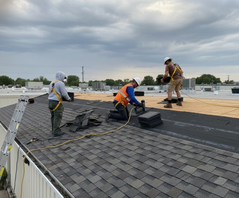 Local Metal Roof Replacement pros at work